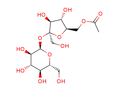 Molecular Structure of 63648-85-1 (6-acetyl sucrose)