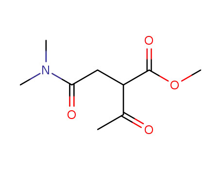 Molecular Structure of 1315478-14-8 (methyl 2-(N,N-dimethylaminocarbonylmethyl)acetoacetate)