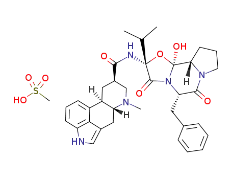Molecular Structure of 24730-10-7 (Dihydroergocristine mesylate)