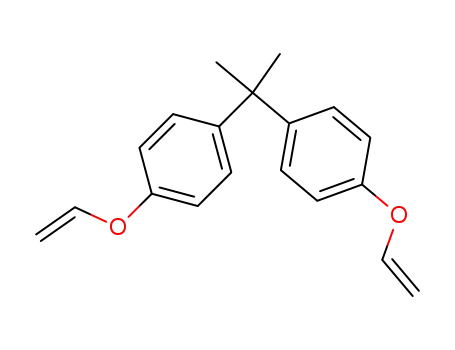 Molecular Structure of 3754-60-7 (1,1'-isopropylidenebis[4-(vinyloxy)benzene])