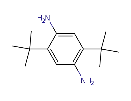 Molecular Structure of 22162-01-2 (1,4-Benzenediamine, 2,5-bis(1,1-dimethylethyl)-)