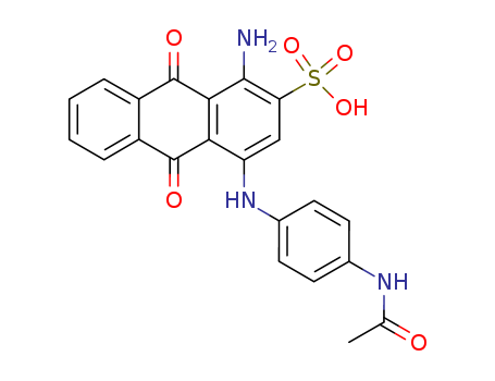 2-Anthracenesulfonicacid, 4-[[4-(acetylamino)phenyl]amino]-1-amino-9,10-dihydro-9,10-dioxo-
