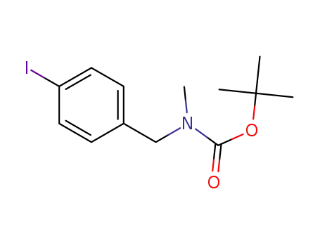 Molecular Structure of 773128-23-7 ((4-IODO-BENZYL)-METHYL-CARBAMIC ACID TERT-BUTYL ESTER)