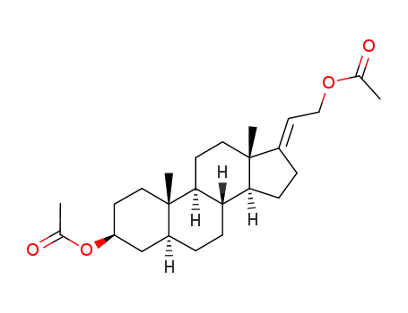 Molecular Structure of 74499-15-3 (3β,21-diacetoxy-pregn-17(20)-ene)