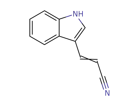 Molecular Structure of 21777-18-4 (3-indol-3-yl-acrylonitrile)