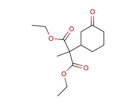 Propanedioic acid,2-methyl-2-(3-oxocyclohexyl)-, 1,3-diethyl ester