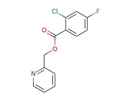 Benzoic acid, 2-chloro-4-fluoro-, 2-pyridinylmethyl ester