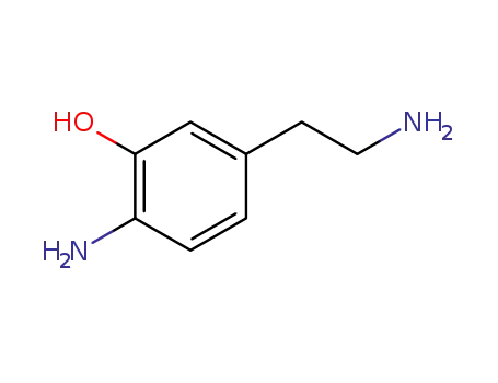 Molecular Structure of 104083-77-4 (4-amino-3-hydroxyphenylethylamine)