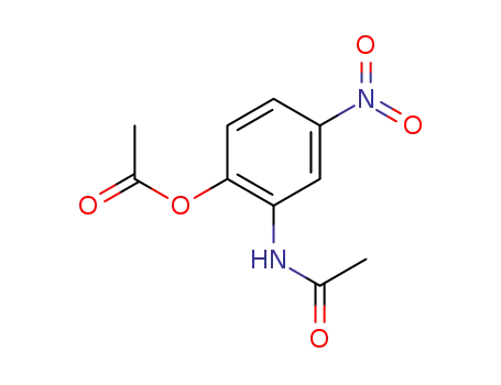 Molecular Structure of 857952-13-7 (1-acetoxy-2-acetylamino-4-nitro-benzene)