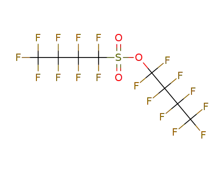 Molecular Structure of 77945-21-2 (1-Butanesulfonic acid, 1,1,2,2,3,3,4,4,4-nonafluoro-, nonafluorobutyl
ester)