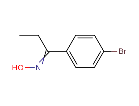 1-Propanone, 1-(4-bromophenyl)-, oxime