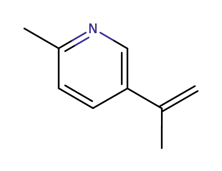 Molecular Structure of 56057-93-3 (5-isopropenyl-2-methylpyridine)