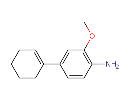 Molecular Structure of 83732-63-2 (4-cyclohex-1-en-1-yl-2-methoxyaniline)