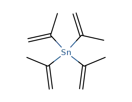 Molecular Structure of 64503-52-2 (Stannane, tetrakis(1-methylethenyl)-)