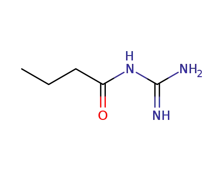 Molecular Structure of 4417-83-8 (N-(aminoiminomethyl)butyramide)