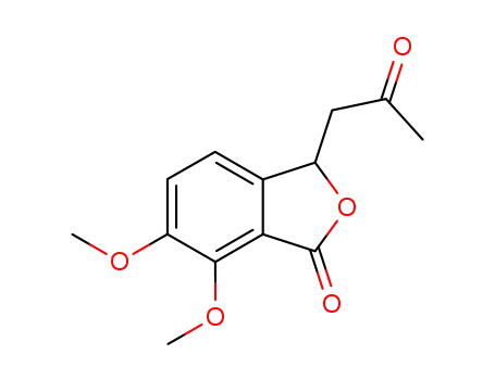 Molecular Structure of 313240-05-0 (3-acetonyl-6,7-dimethoxy-phthalide)