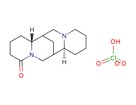 Dodecahydro-7,14-methano-4H,6H-dipyrido(1,2-a:1,2-e)(1,5)diazocin-4-one monoperchlorate
