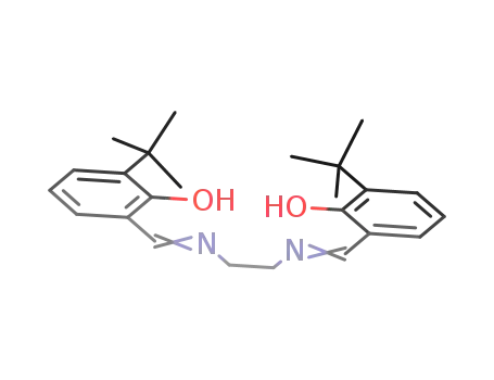 Molecular Structure of 72138-54-6 (Phenol,
2,2'-[1,2-ethanediylbis(nitrilomethylidyne)]bis[6-(1,1-dimethylethyl)-)