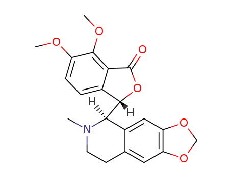 Molecular Structure of 118-08-1 ((-)-BETA-HYDRASTINE)