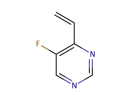 Molecular Structure of 1602485-93-7 (5-fluoro-4-vinylpyrimidine)