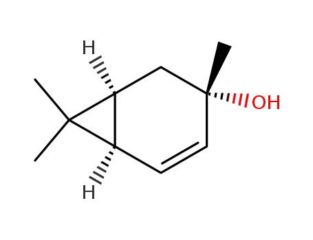 Molecular Structure of 4017-81-6 ((1S,3S,6R)-(-)-4-Caren-3α-ol)