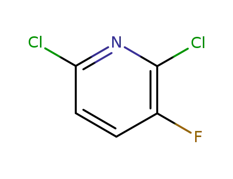 Molecular Structure of 52208-50-1 (2,6-Dichloro-3-fluoropyridine)