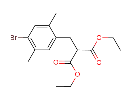 2-(4-bromo-2,5-dimethylbenzyl)malonic acid diethyl ester