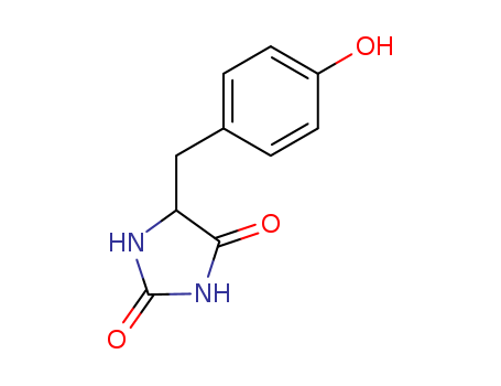 2,4-Imidazolidinedione,5-[(4-hydroxyphenyl)methyl]- cas  58942-04-4