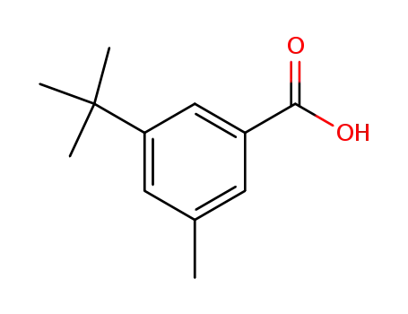 Molecular Structure of 17484-28-5 (5-tert-butyl-m-toluic acid)