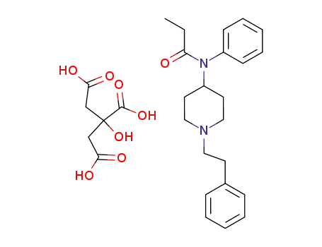 Molecular Structure of 990-73-8 (Fentanyl citrate)
