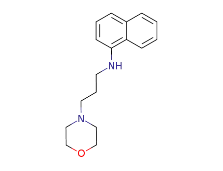 Molecular Structure of 5235-82-5 (4-[3-(1-naphthylamino)propyl]morpholine)