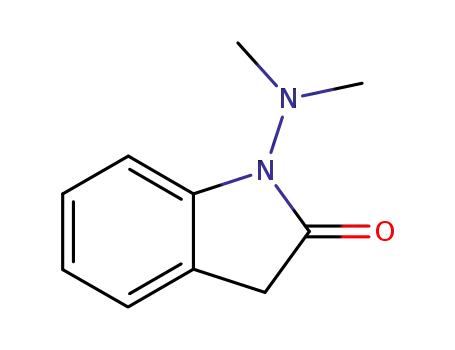 Molecular Structure of 861798-91-6 (1-dimethylamino-indolin-2-one)