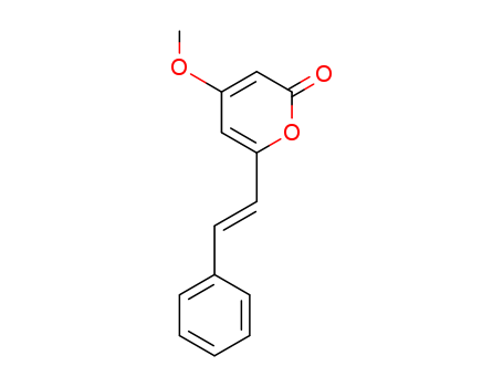 2H-Pyran-2-one,4-methoxy-6-[(1E)-2-phenylethenyl]-