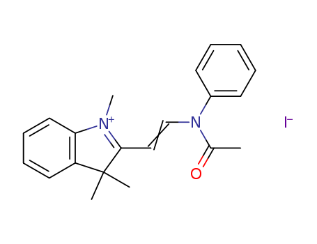 3H-INDOLIUM,2-[2-(ACETYLPHENYLAMINO)VINYL]-1,3,3-TRIMETHYL-,IODIDE