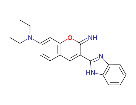 2H-1-BENZOPYRAN-7-AMINE,3-(1H-BENZO[D]IMIDAZOL-2-YL)-N,N-DIETHYL-2-IMINO-