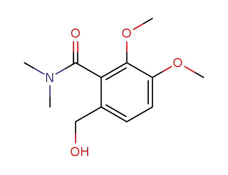 Molecular Structure of 64179-43-7 (Benzamide, 6-(hydroxymethyl)-2,3-dimethoxy-N,N-dimethyl-)