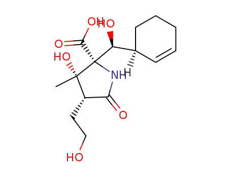 (2R,3S,4R)-2-((S)-(S)-Cyclohex-2-enyl-hydroxy-methyl)-3-hydroxy-4-(2-hydroxy-ethyl)-3-methyl-5-oxo-pyrrolidine-2-carboxylic acid