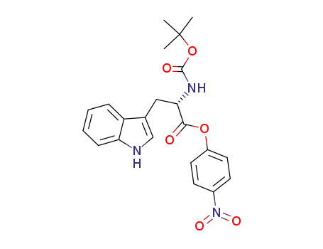 Molecular Structure of 15160-31-3 (BOC-TRP-ONP)
