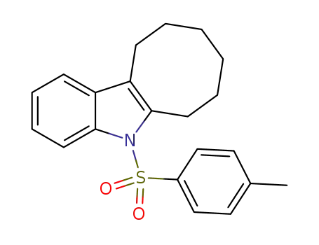 Molecular Structure of 1401315-71-6 (5-tosyl-6,7,8,9,10,11-hexahydro-5H-cycloocta[b]indole)