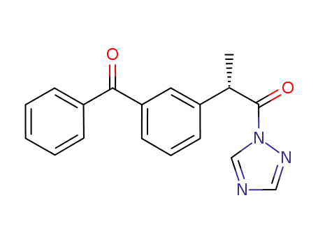 Molecular Structure of 1213788-33-0 ((S)-N-ketoprofenyl-1,2,4-triazole)