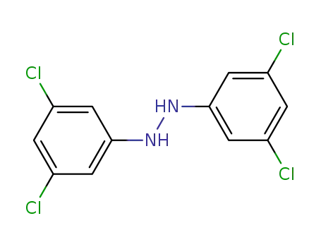 Molecular Structure of 87483-30-5 (N,N′-bis-(3,5-dichlorophenyl)hydrazine)