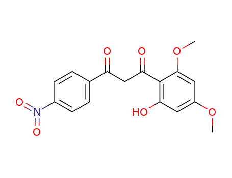 1-(2-hydroxy-4,6-dimethoxyphenyl)-3-(4-nitrophenyl)propane-1,3-dione
