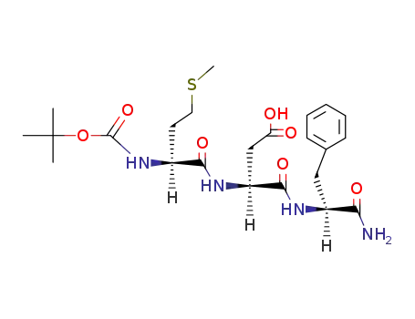Molecular Structure of 5920-14-9 (N-T-BOC-MET-ASP-PHE AMIDE)