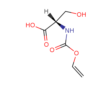 (2S)-2-(ethenoxycarbonylamino)-3-hydroxy-propanoic acid