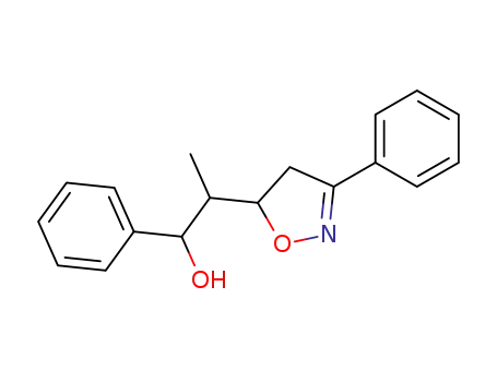 1-Phenyl-2-(3-phenyl-4,5-dihydro-isoxazol-5-yl)-propan-1-ol
