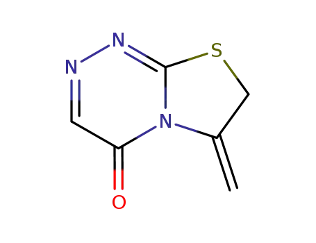 Molecular Structure of 97099-92-8 (6-methylene-6,7-dihydro-4H-thiazolo<2,3-c><1,2,4>-triazin-4-one)