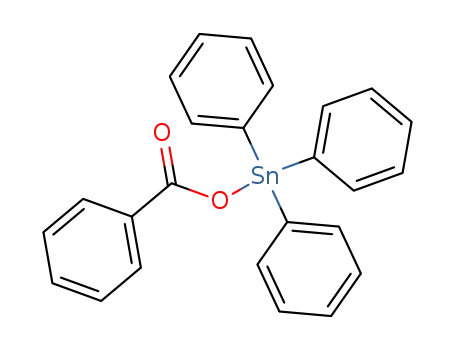Triphenylstannanylium;benzoate
