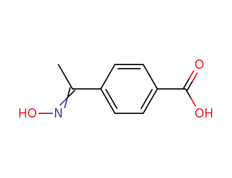 Molecular Structure of 91004-29-4 (4-(1-(hydroxyimino)ethyl)benzoic acid)