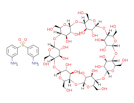 Molecular Structure of 1187031-88-4 (C<sub>12</sub>H<sub>12</sub>N<sub>2</sub>O<sub>2</sub>S*C<sub>42</sub>H<sub>70</sub>O<sub>35</sub>)