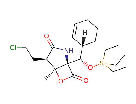 (1S,2R,5R)-2-(2-chloroethyl)-5-{(S)-[(S)-cyclohex-2-enyl](triethylsilyloxy)methyl}-1-methyl-7-oxa-4-aza-bicyclo[3.2.0]heptane-3,6-dione